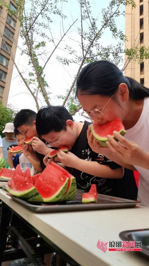 社区举办吃瓜比赛,社区瓜王争霸赛，瓜香四溢欢乐多